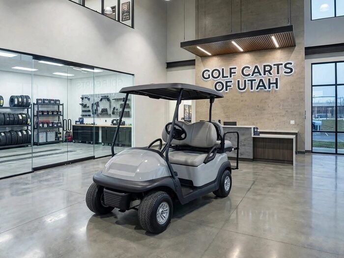 2012 Club Car Precedent Electric 48V 4 Passenger Golf Cart - Gray