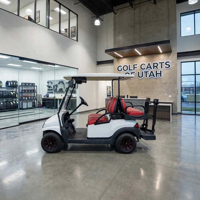 2016 Club Car precedent 48V 4 Passenger Golf Cart - White - Image 3