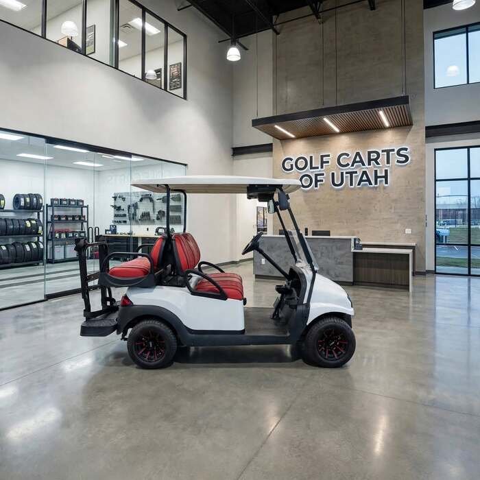 2016 Club Car precedent 48V 4 Passenger Golf Cart - White - Image 2