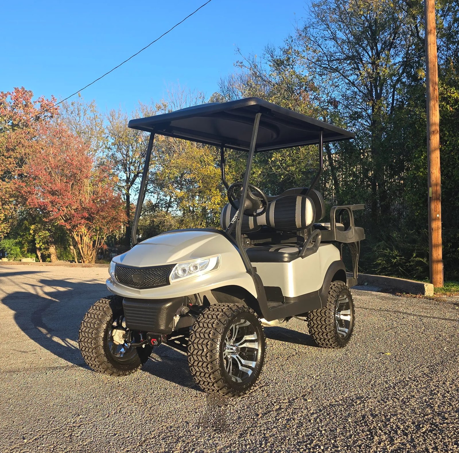 2017 Silver Club Car Precedent 48V 4 Passenger Golf Cart