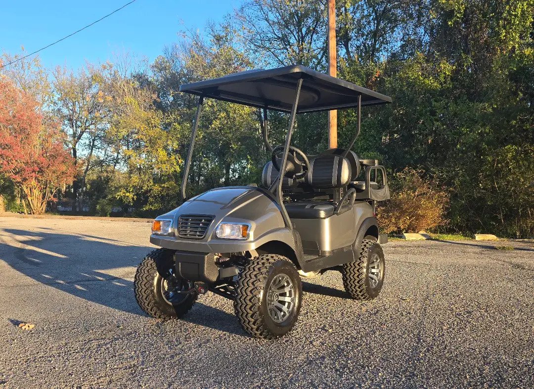 2018 Gray Club Car Tempo 2+2 12V Gas 4 Passenger Golf Cart