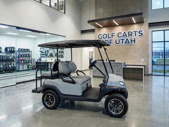 2018 Club Car Tempo 2+2 12V Gas 4 Passenger Golf Cart - Gray