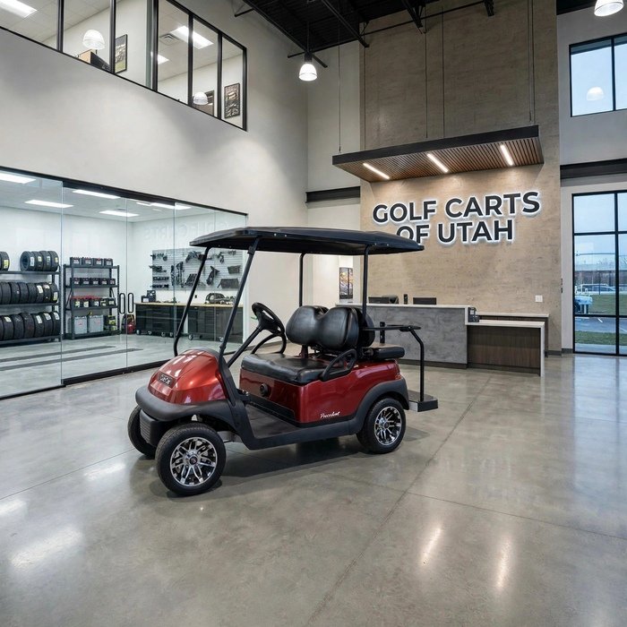 2018 Club Car Precedent 4 Passenger Golf Cart Red
