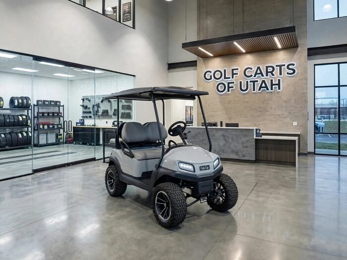 2019 Club Car Tempo 2+2 12V Gas 4 Passenger Golf Cart - Gray
