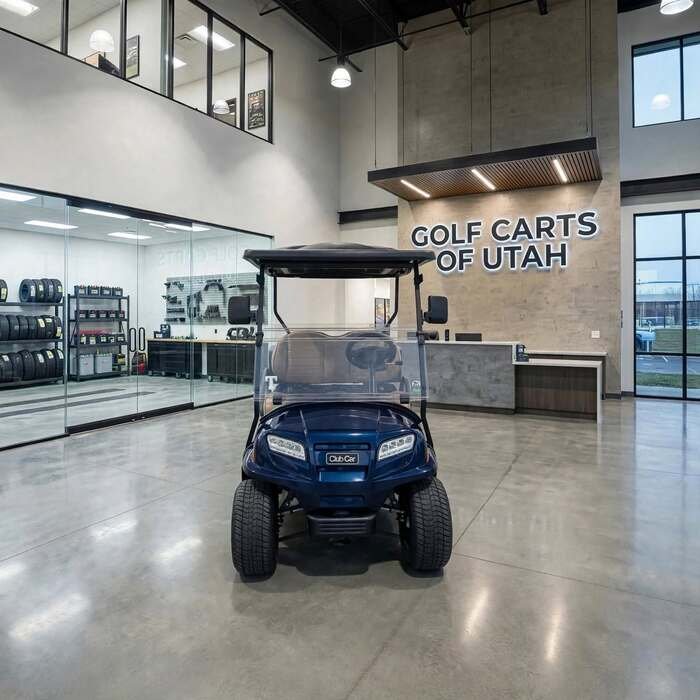 2022 Club Car Onward HP 48V 4 Passenger Electric Golf Cart – Matte Blue Onyx
