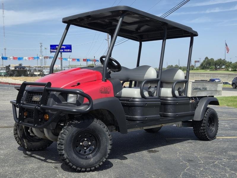 2024 Red Club Car Carryall 1700 Diesel 4 Passenger Golf Car