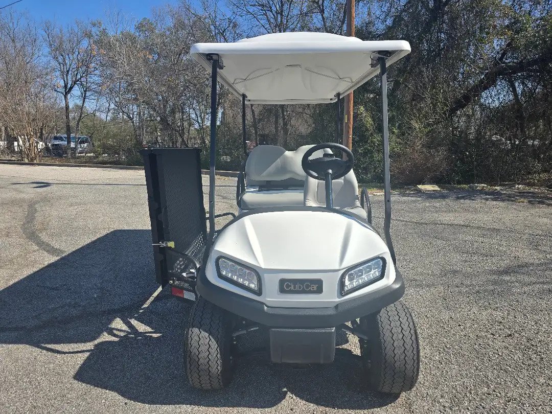 2025 White Club Car Tempo ADA Gas 12V 6 Passenger Golf Cart - Image 2