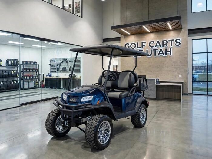 2026 Club Car Onward Lifted 48V Lithium-Ion 4 Passenger Golf Cart - Blue