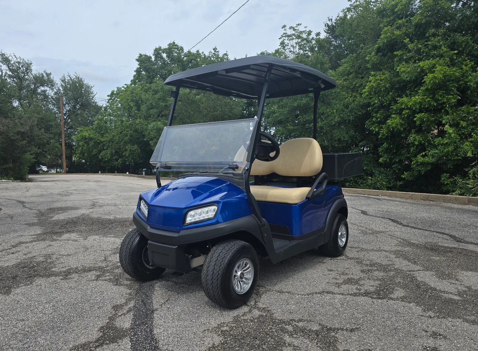 2026 Blue Club Car Tempo 12V Gas 2 Passenger Golf Cart