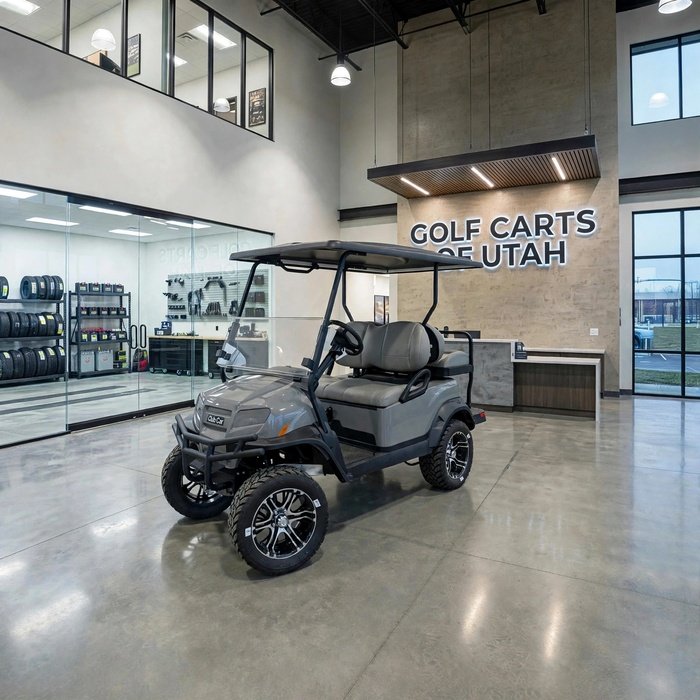 2026 Club Car Onward Gas EFI 4 Passenger Lifted Golf Cart – Mist Gray