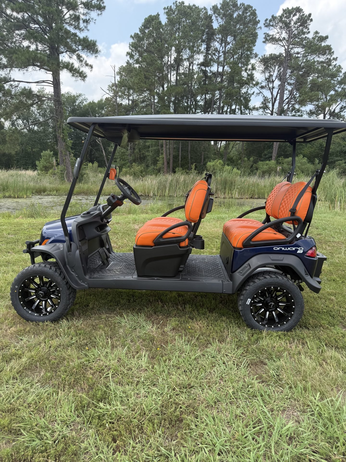 2027 Blue Club Car Sunrise LSV 4 Passenger Golf Cart