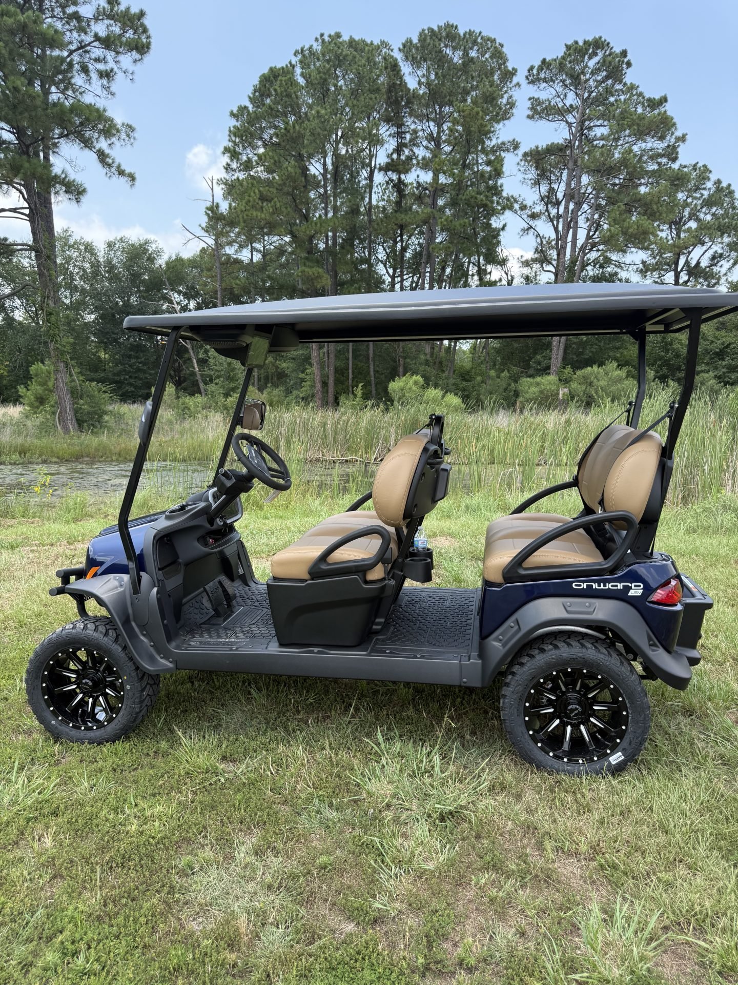 2027 Blue Onward 4 Facing Forward LSV 4 Passenger Golf Cart - Image 6