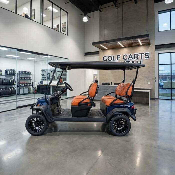 2027 Club Car Onward 4 Forward LSV Golf Cart - Matte Blue Onyx - Image 3