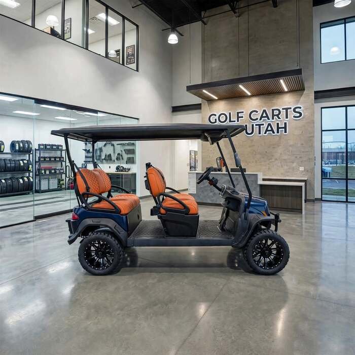 2027 Club Car Onward 4 Forward LSV Golf Cart - Matte Blue Onyx - Image 2