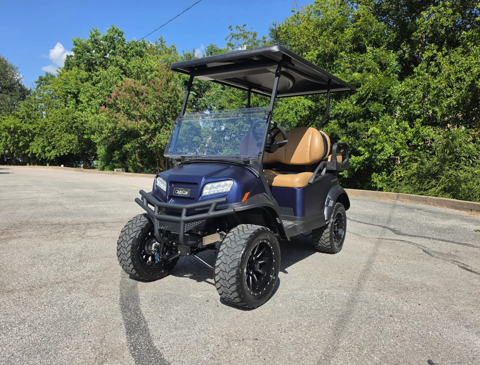 2027 Matte Blue Club Car Onward EFI 4 Passenger Golf Cart
