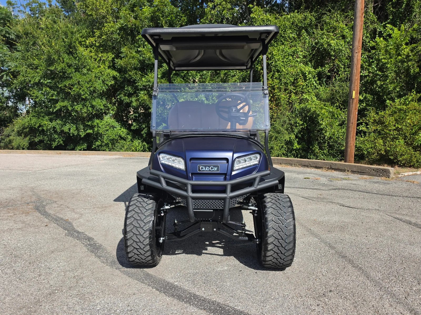 2027 Matte Blue Club Car Onward EFI 4 Passenger Golf Cart - Image 4