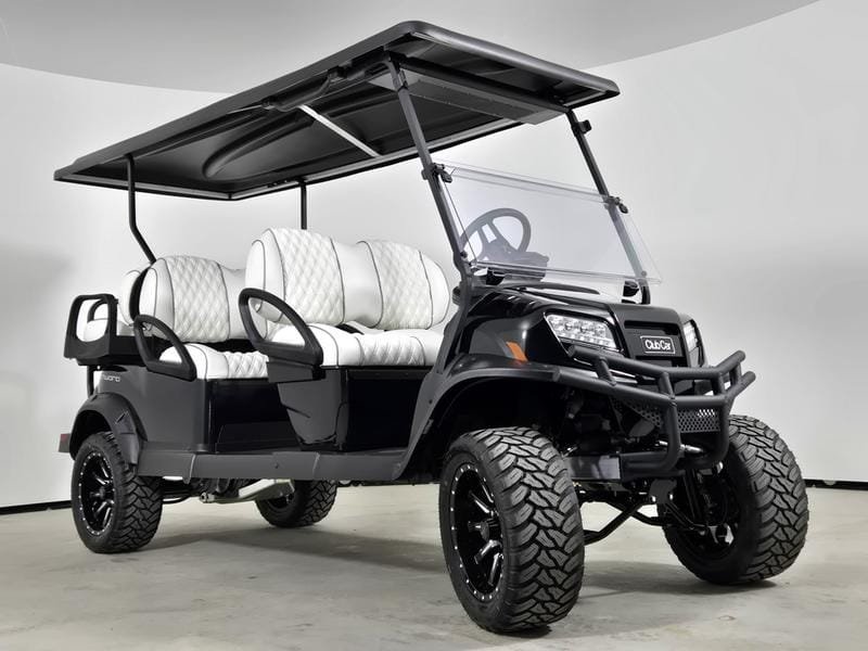 2027 Metallic Black Club Car Onward Gas 6 Passenger Golf Cart