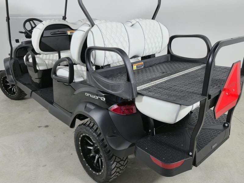 2027 Metallic Black Club Car Onward Gas 6 Passenger Golf Cart - Image 6