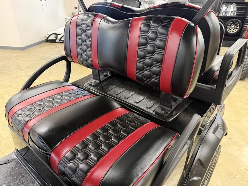 2027 Metallic Black Club Car Onward Gas EFI 6 Passenger Golf Cart - Image 5