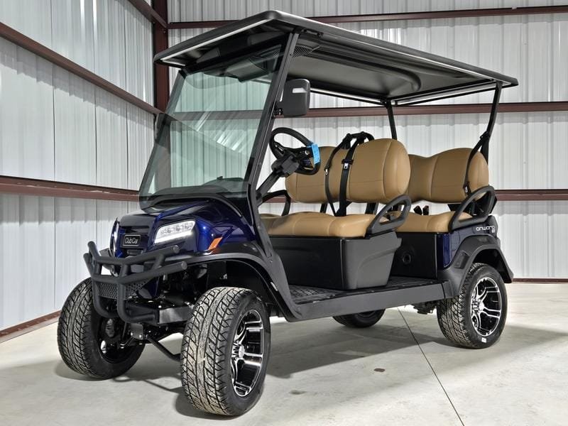 2027 Metallic Blue Onyx Club Car Onward LSV Lithium 4 Passenger Golf Cart - Image 2