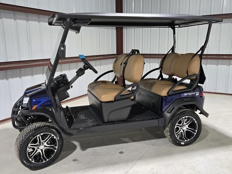 2027 Metallic Blue Onyx Club Car Onward LSV Lithium 4 Passenger Golf Cart - Image 6