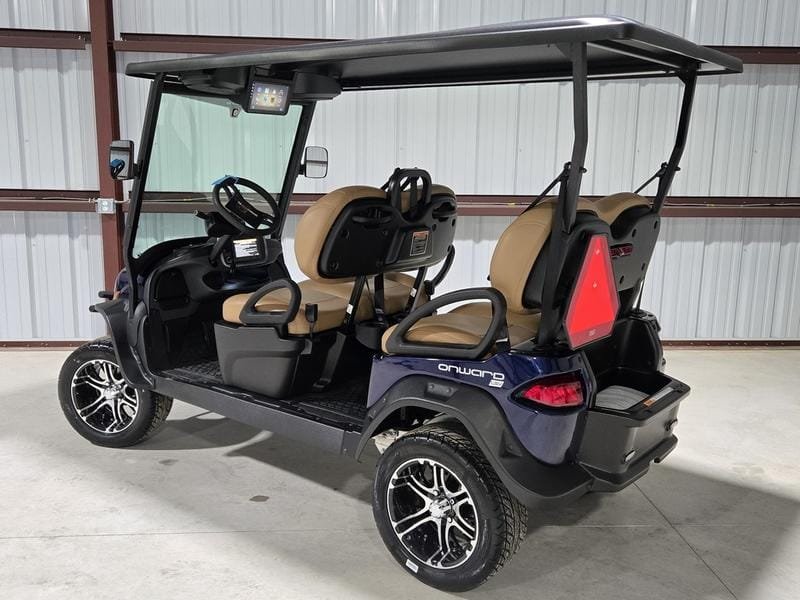 2027 Metallic Blue Onyx Club Car Onward LSV Lithium 4 Passenger Golf Cart - Image 7