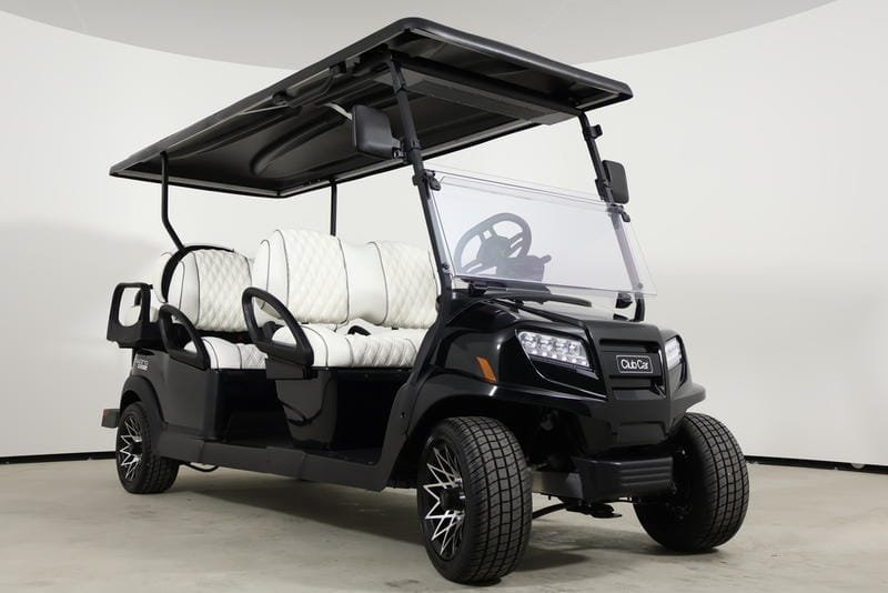 2027 Metallic Tuxedo Black Club Car Onward HP Li-ion Electric 6 Passenger Golf Cart
