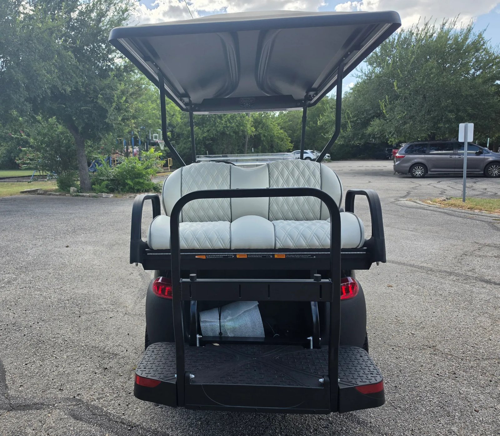 2027 Metallic Tuxedo Black Club Car Onward HP XR LI-ion Lifted 4 Passenger Golf Cart - Image 10