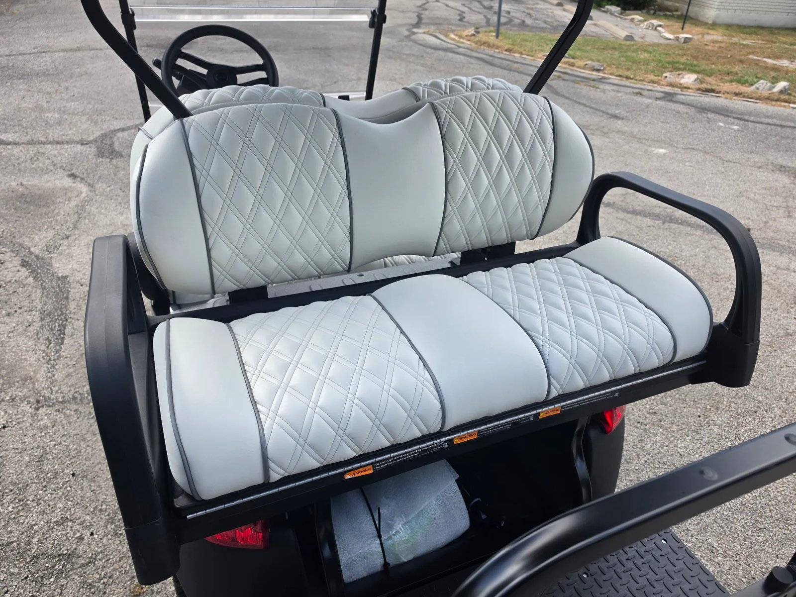 2027 Metallic Tuxedo Black Club Car Onward HP XR LI-ion Lifted 4 Passenger Golf Cart - Image 8
