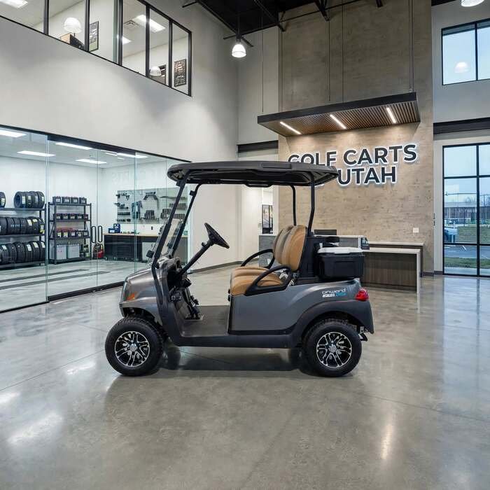2027 Club Car Onward 2 Passenger Non-Lifted HP Lithium-Ion XR Golf Cart - Midnight Silver - Image 6