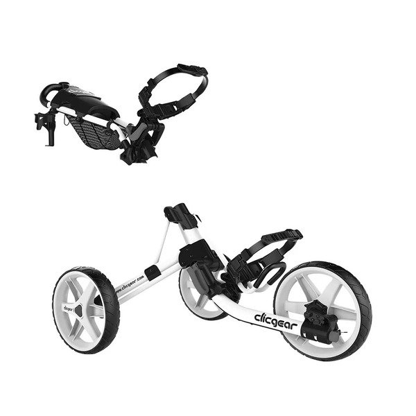 Clicgear Model 4.0 Push Cart - White
