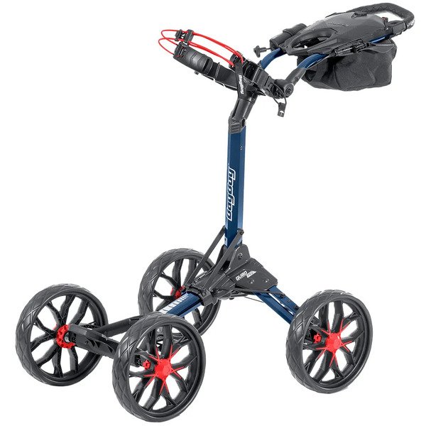 Bag Boy Quad Pro Push Cart &ndash; Navy Blue For Sale