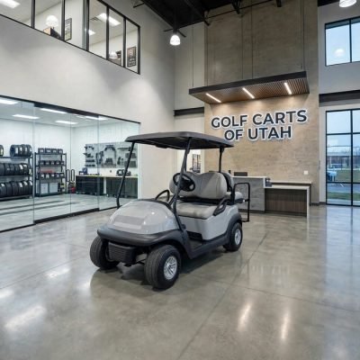 2012 Club Car Precedent Electric 48V 4 Passenger Golf Cart - Gray