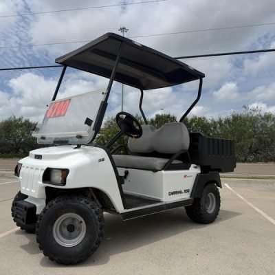 2017 White Club Car Carryall 100 2 Passenger Golf Cart