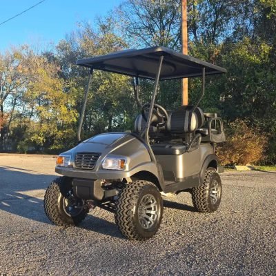 2018 Gray Club Car Tempo 2+2 12V Gas 4 Passenger Golf Cart