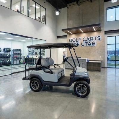 2018 Club Car Tempo 2+2 12V Gas 4 Passenger Golf Cart - Gray