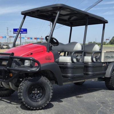 2024 Red Club Car Carryall 1700 Diesel 4 Passenger Golf Car