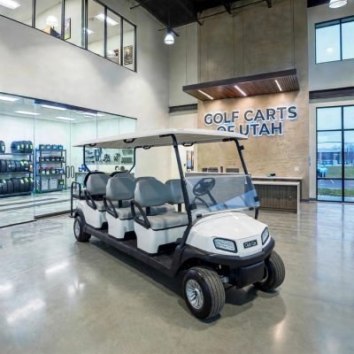 2025 Club Car Tempo ADA Gas 12V 6 Passenger Golf Cart - White