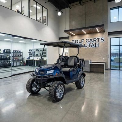 2026 Club Car Onward Lifted 48V Lithium-Ion 4 Passenger Golf Cart - Blue
