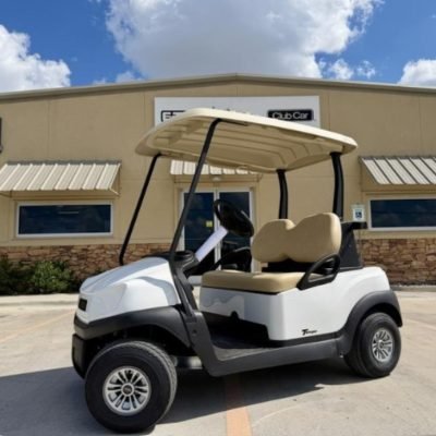 2026 White Club Car Tempo Gas EFI 2 Passenger Golf Cart