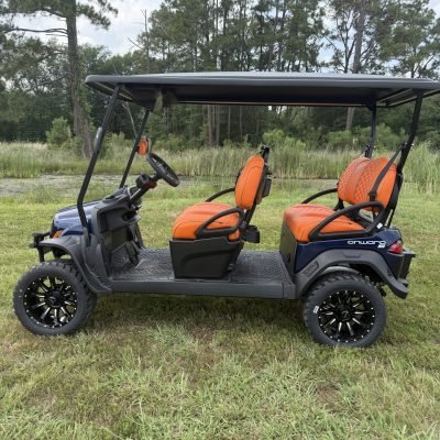 2027 Blue Club Car Sunrise LSV 4 Passenger Golf Cart