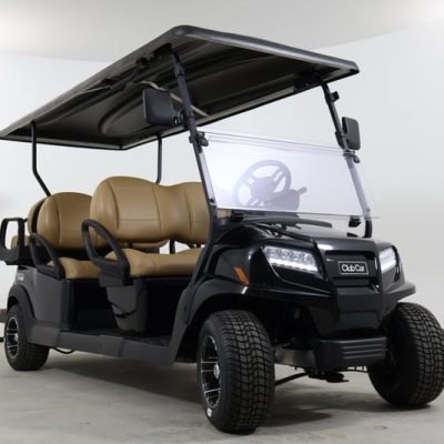 2027 Metallic Black Club Car Onward HP Li-ion Electric 6 Passenger Golf Cart
