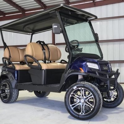 2027 Metallic Blue Onyx Club Car Onward LSV Lithium 4 Passenger Golf Cart