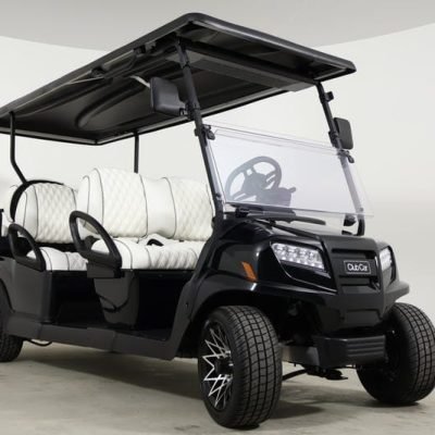 2027 Metallic Tuxedo Black Club Car Onward HP Li-ion Electric 6 Passenger Golf Cart