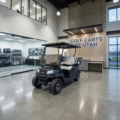 2027 Club Car Onward HP XR LI-ion Lifted 4 Passenger Golf Cart - Metallic Tuxedo Black